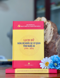 ĐẢNG BỘ KHỐI CÁC CƠ QUAN TỈNH NGHỆ AN                                                                      70 NĂM NHỮNG TRANG SỬ VÀNG TRUYỀN THỐNG (1954 - 2024)