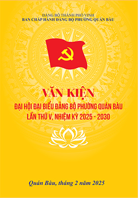 VĂN KIỆN ĐẠI HỘI ĐẠI BIỂU ĐẢNG BỘ PHƯỜNG QUÁN BÀU LẦN THỨ V, NHIỆM KỲ 2025 - 2030