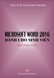 MICROSOFT WORD 2016 DÀNH CHO SINH VIÊN