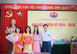 CHI BỘ NHÀ XUẤT BẢN NGHỆ AN TỔ CHỨC THÀNH CÔNG ĐẠI HỘI NHIỆM KỲ 2025 - 2030