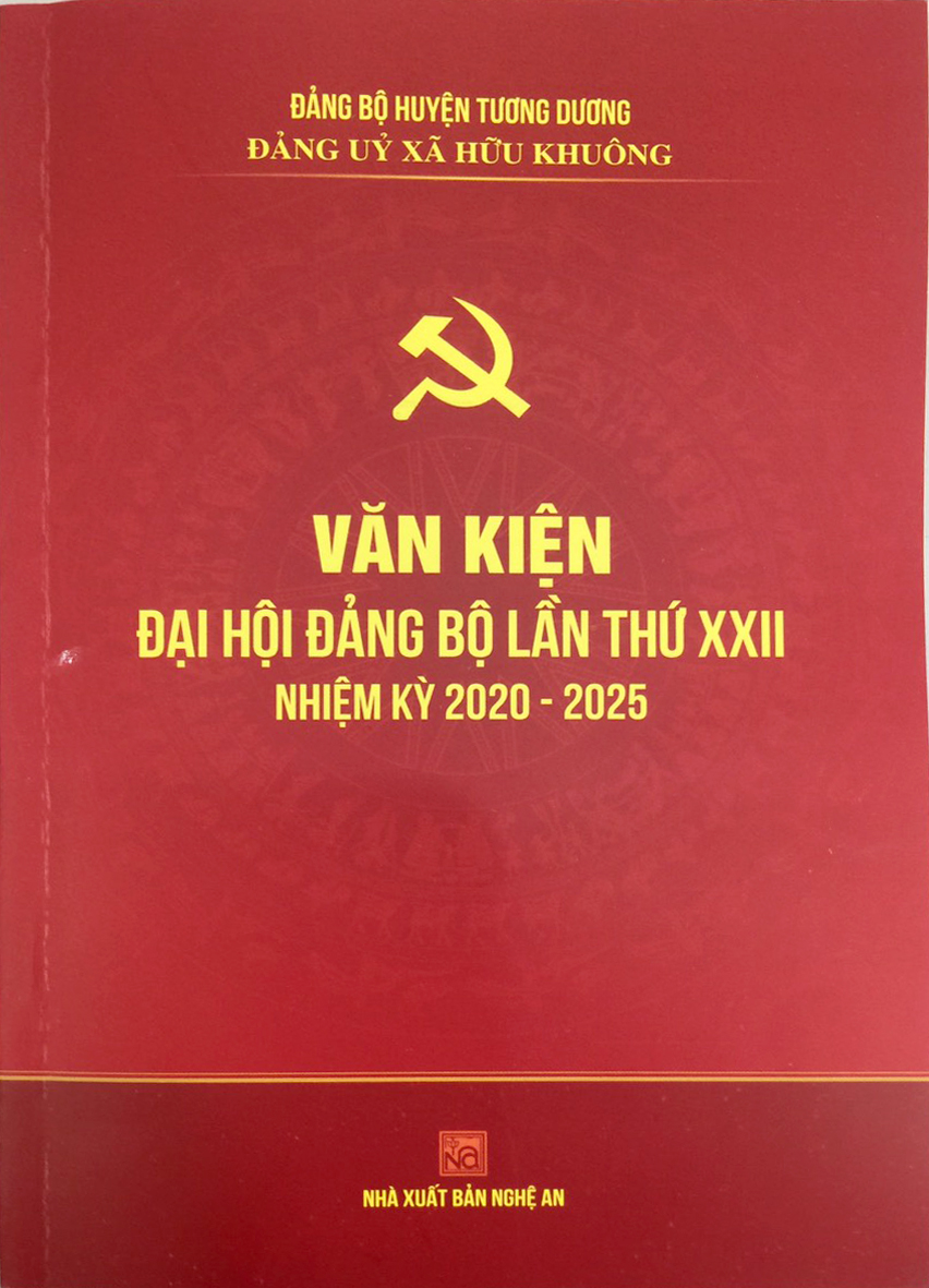 Văn kiện Đại hội Đảng bộ lần thứ XXII nhiệm kỳ 2020 - 2025