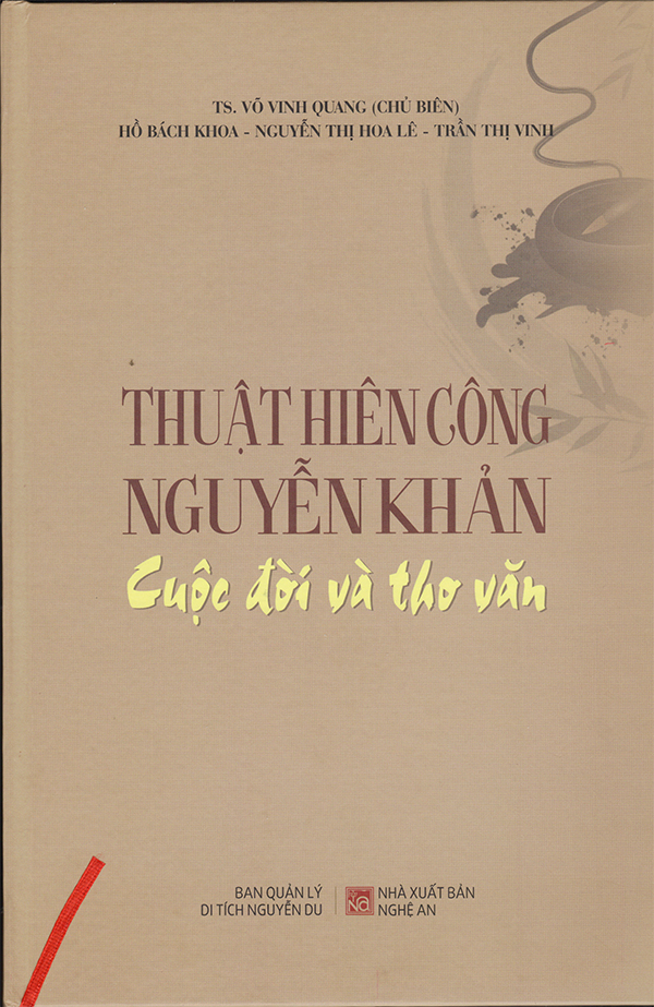 THUẬT HIÊN CÔNG NGUYỄN KHẢN CUỘC ĐỜI VÀ THƠ VĂN